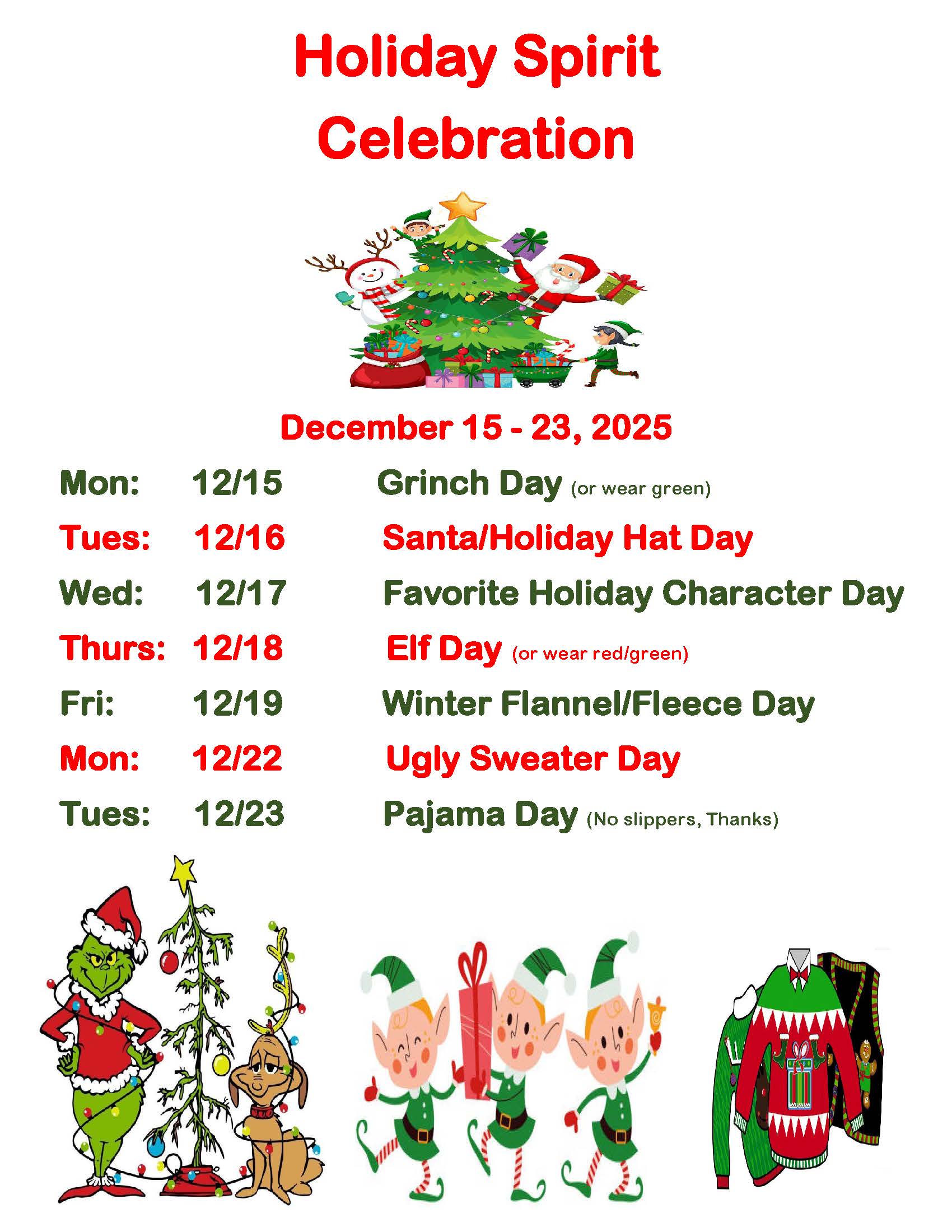 Holiday Spirit Celebration